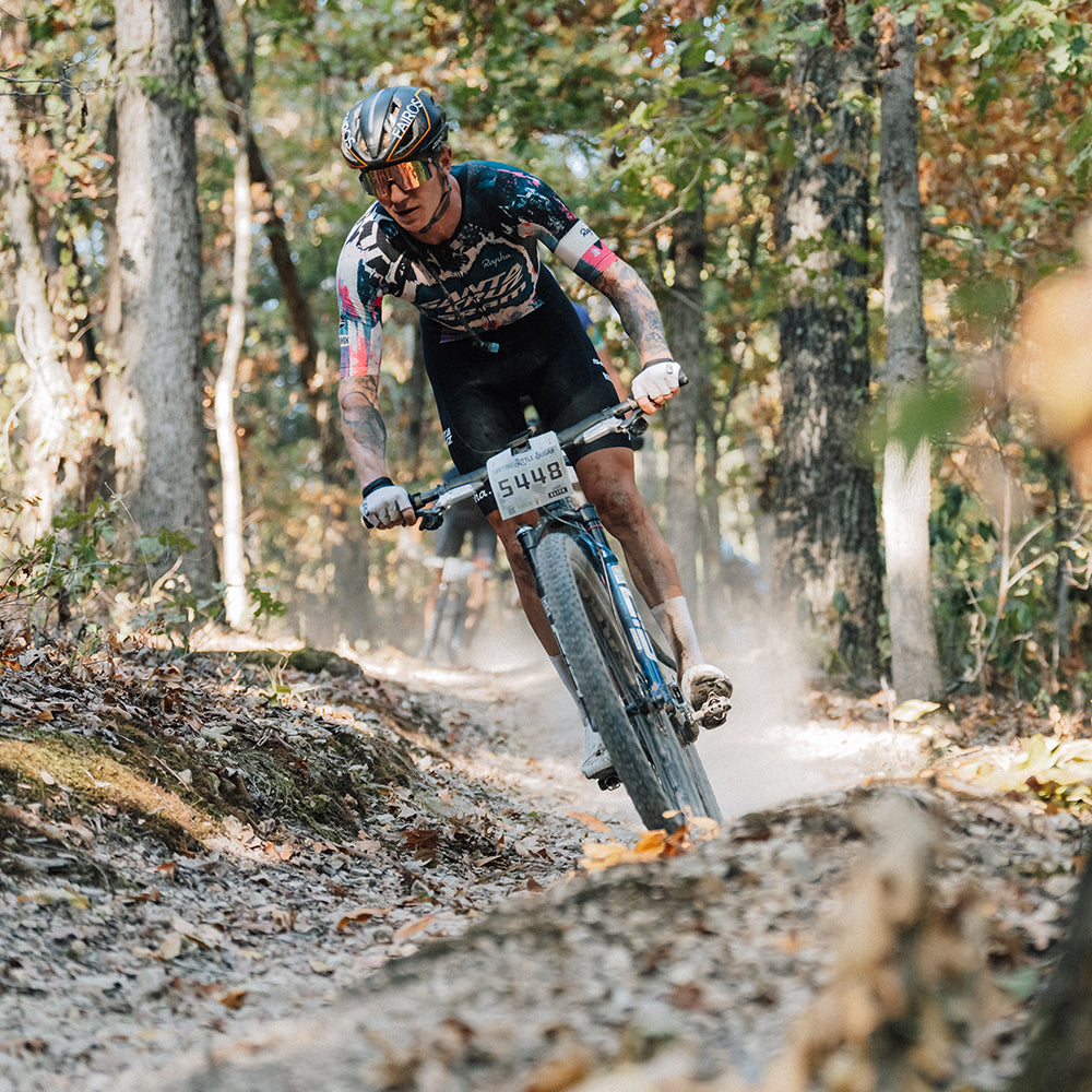 Keegan Swenson racing a Blur in Colorado.