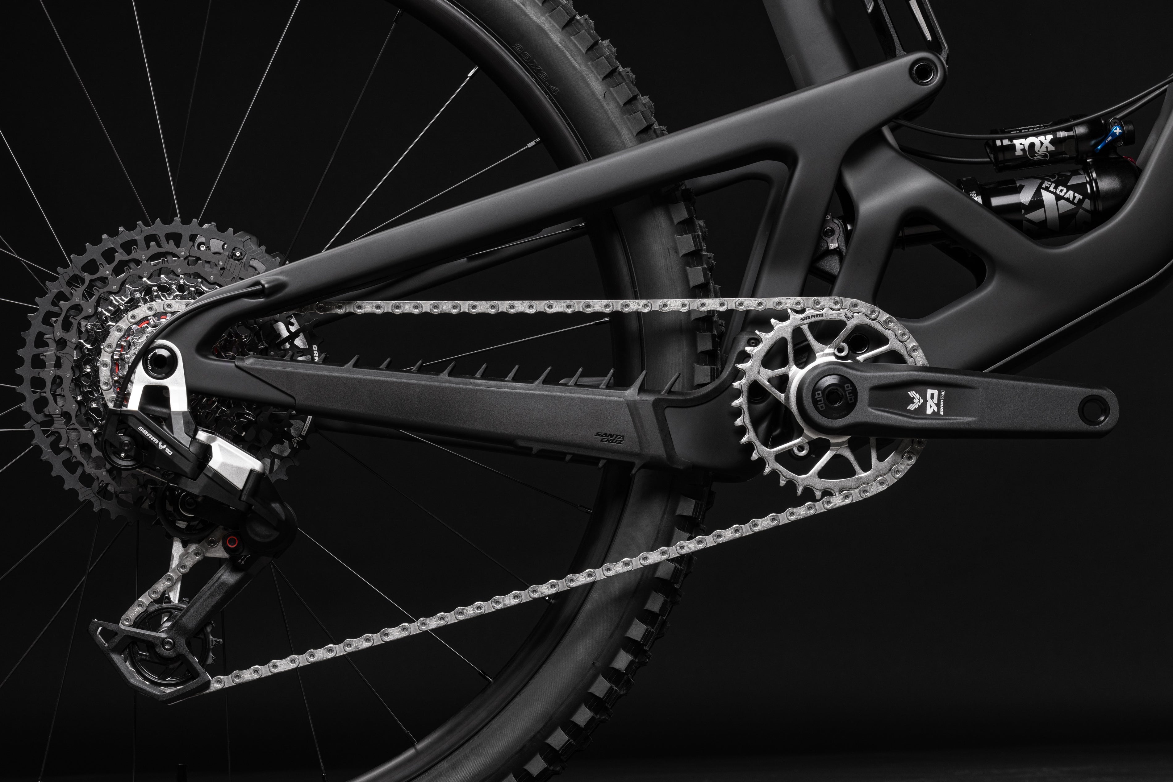 Santa Cruz Hightower — Santa Cruz's do-everything trail bike. 150mm rear / 160mm front. Carbon or aluminum frames. VPP suspension delivers a balanced ride from mellow singletrack to aggressive descents. ~$4,600–$10,400.